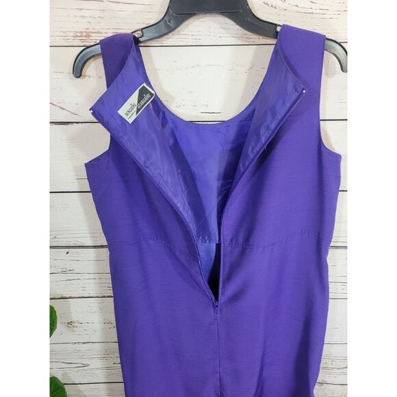 Vintage Purple Blazer & Dress Sunshine Starshine Career Work Women's Size 10 - Picture 9 of 14